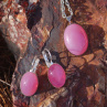 Růžově opálové klapky
