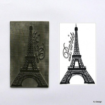 Razítko gumový štoček - Eiffelovka