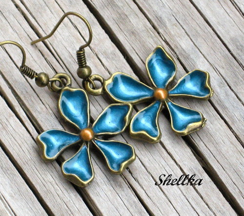 Náušnice,,MEADOW FLOWERS,, XI.