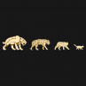 Kočičí evoluce - tričko dámské