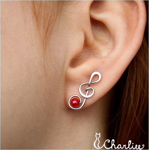 HOUSLOVÝ KLÍČ - pecky - tepané - hypoalergenní chirurgická ocel