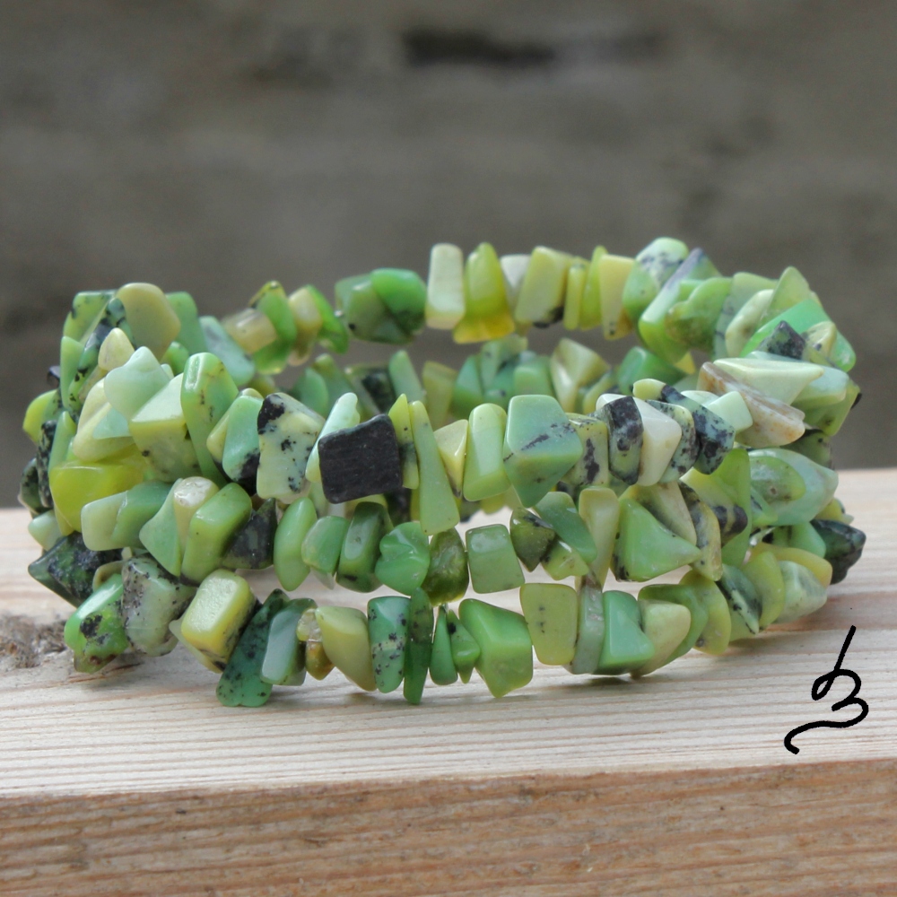 Zelenojaspisový náramek