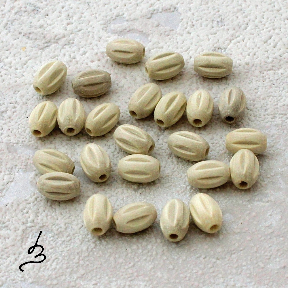 Dřevěné krémové 6/9 - bal. 25 ks