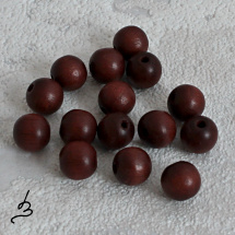 Dřevěné čokoládové pr. 10 mm - bal. 15 ks