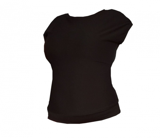 Černočerné - dámské tričko, velikosti L, XL