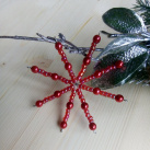 Vánoční hvězda červená