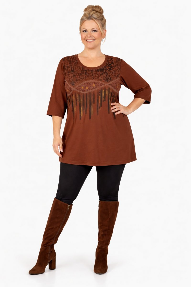 Tunika 52-58 karamel 