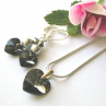 Swarovski souprava Silver Night AB ( 10+14 )