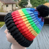 Pletený kulich různé barvy (dvojitý lem