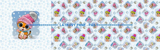 Panel - varianta bavlna,úplet či letní softshell  50x145cm/úplet 157cm, 139cm soft   224-264