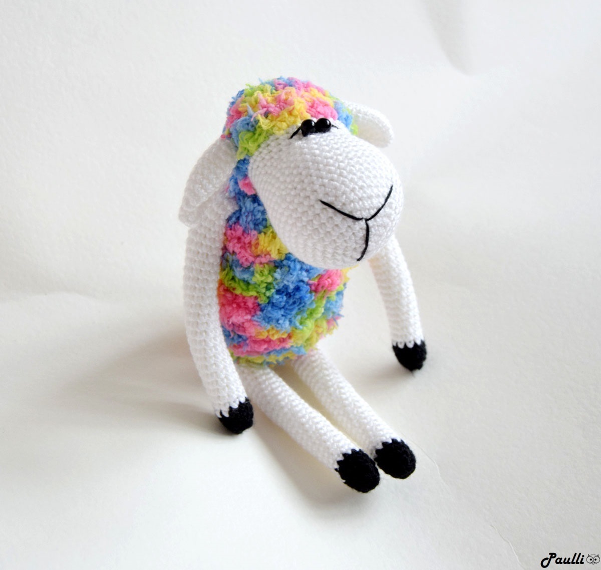 Duhová ovečka (22,5 cm) - na objedenávku