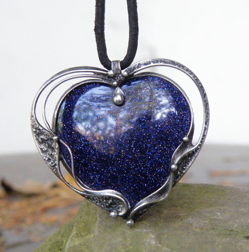 Srdce noci...(avanturín)