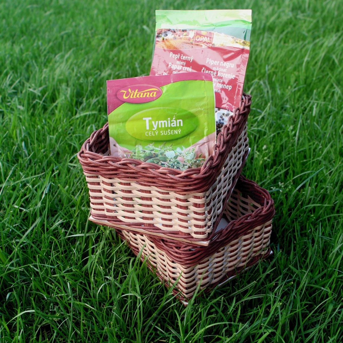 Krabičky malé přírodní