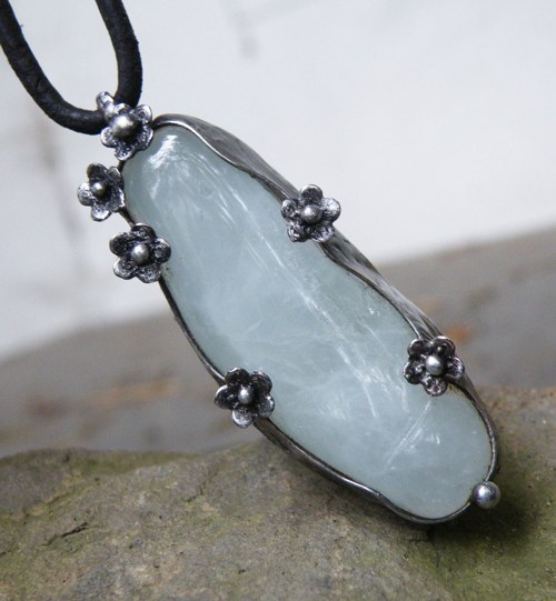 Vodní kvítí...(akvamarín) oboustranný