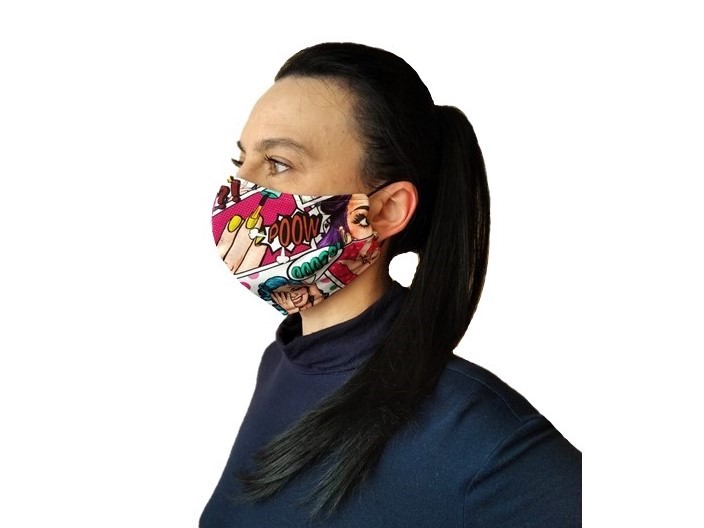 Rouška dámská - komiks