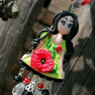 "Maková víla " náhrdelník