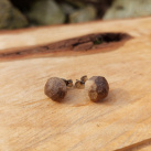 náušničky - ořešák