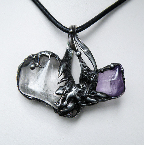 Connection ...(křišťál, ametyst)