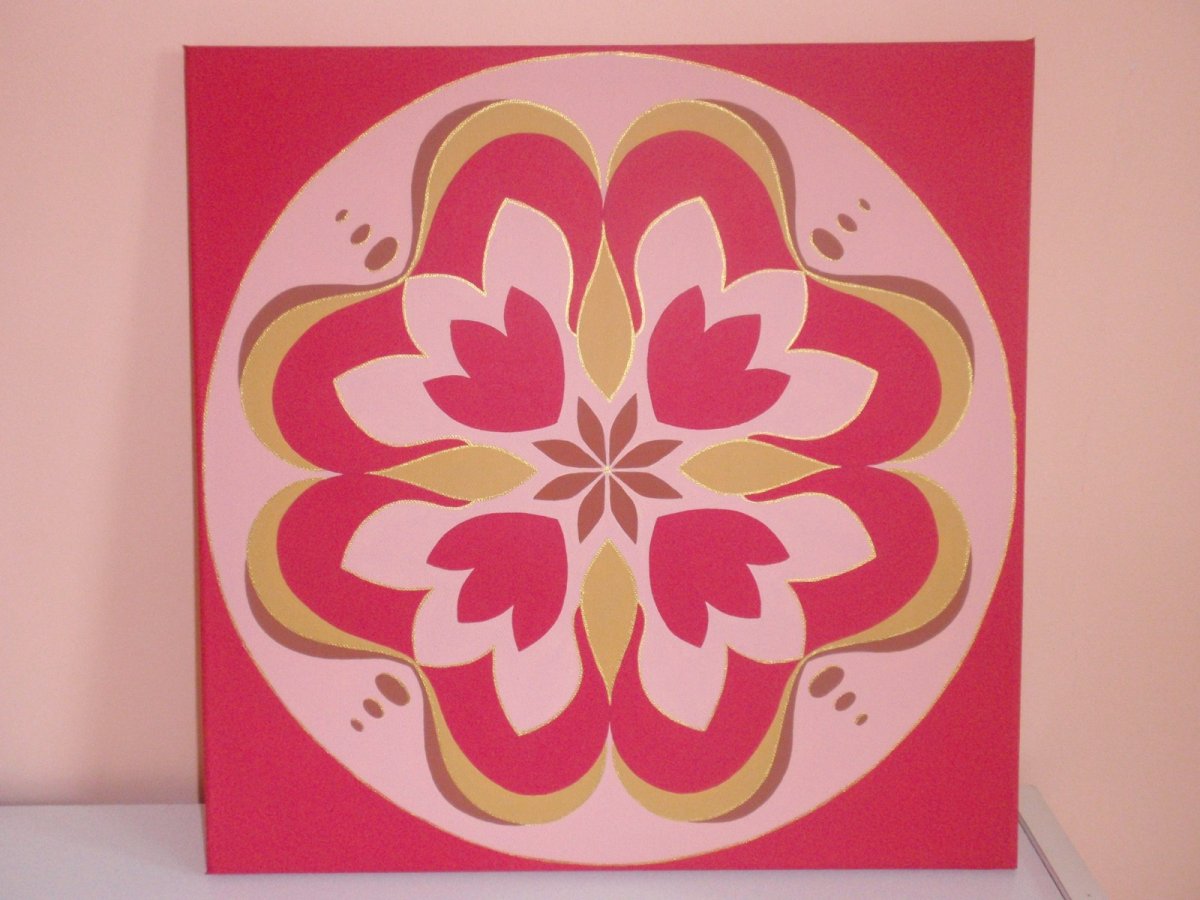 Mandala obraz - "Chuť žít a radovat se"