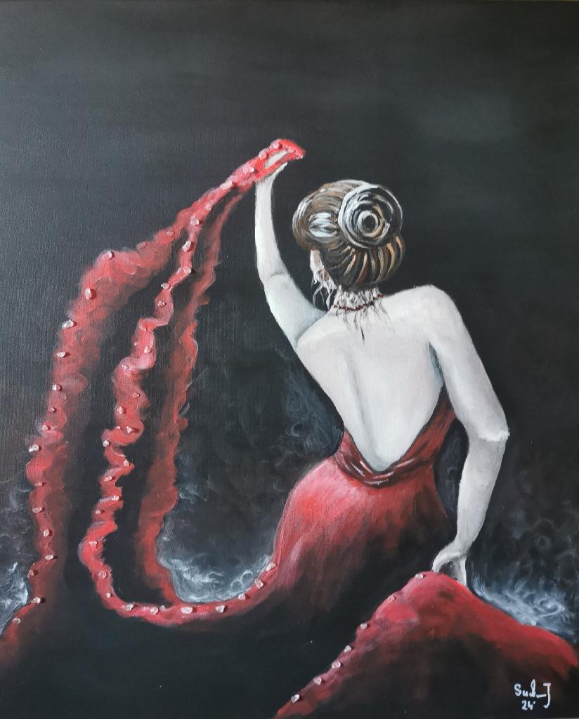 Tanečnice s polodrahokamy 