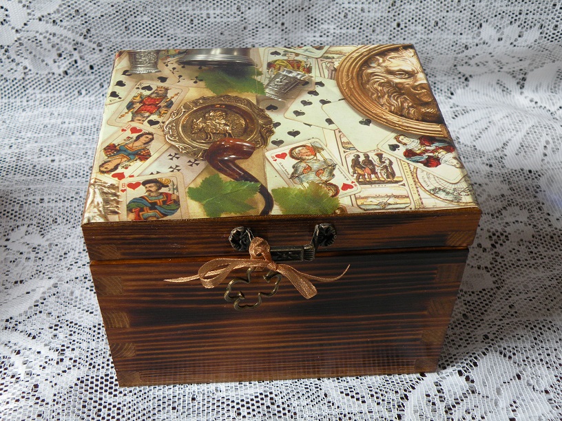 Originální  krabička  vintage pánská