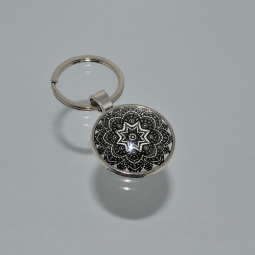 Přívěsek na klíče - mandala (3818)