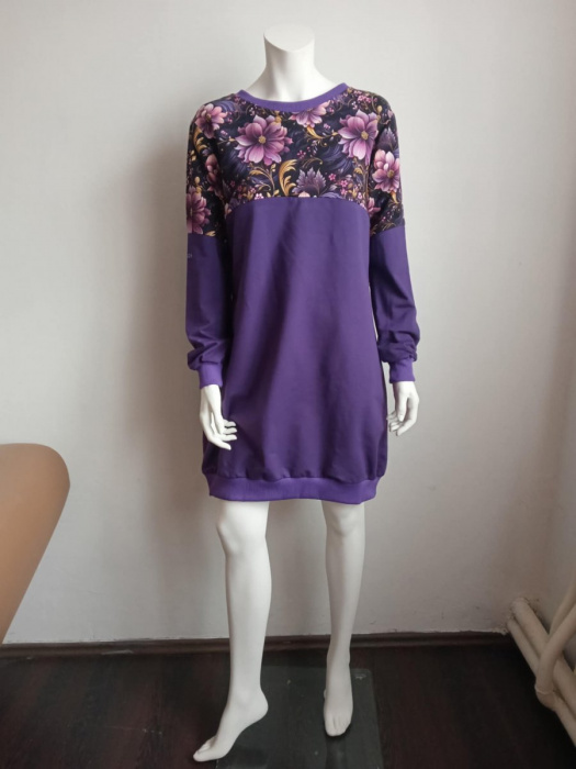 Mikinové šaty ,vel.L a 2Xl