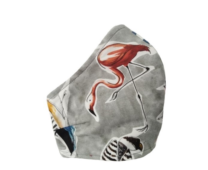 Rouška - barevní ptáci 