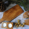Svícny advent s prkénkem ořech