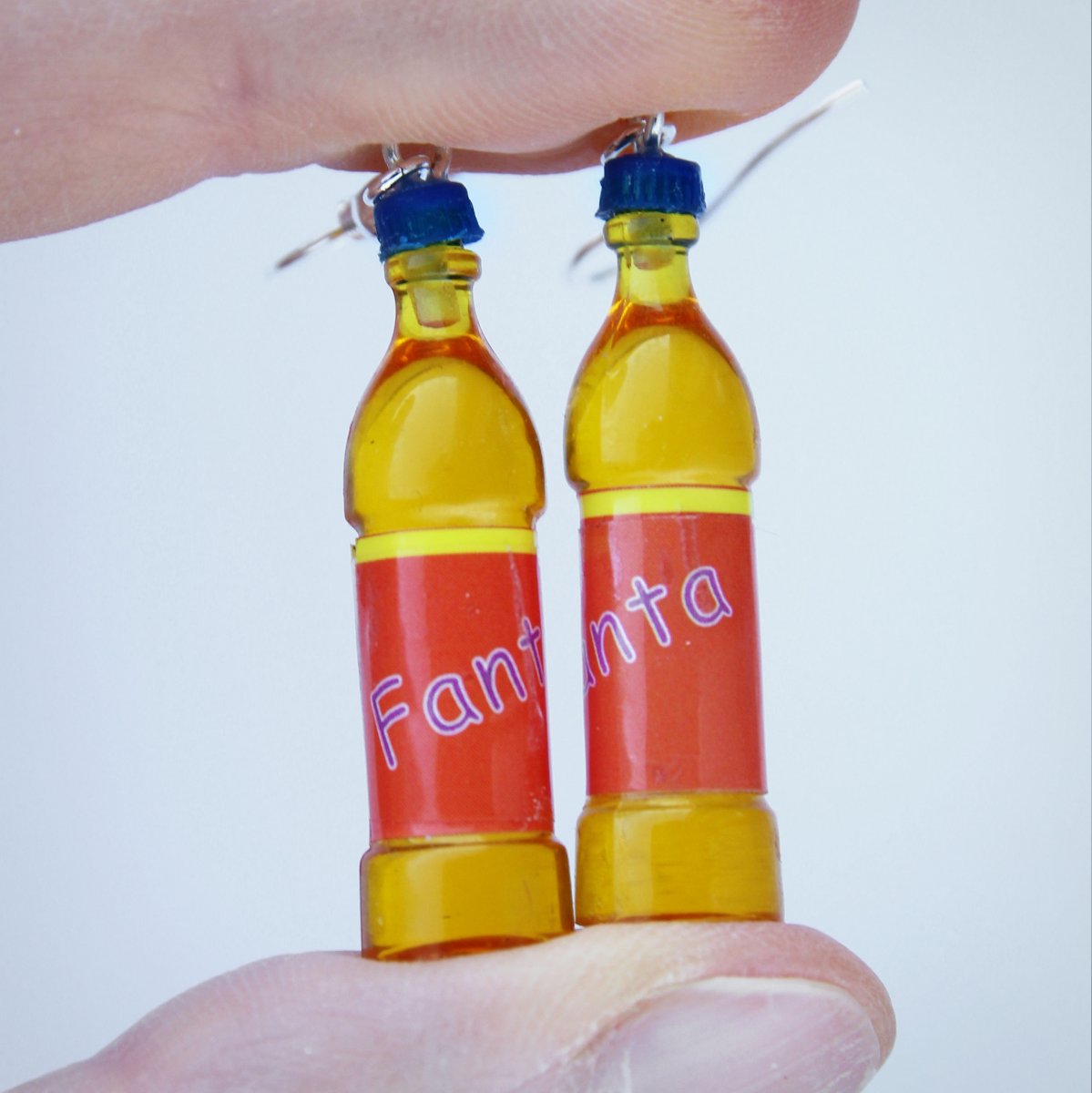 Fanta, náušnice limonáda