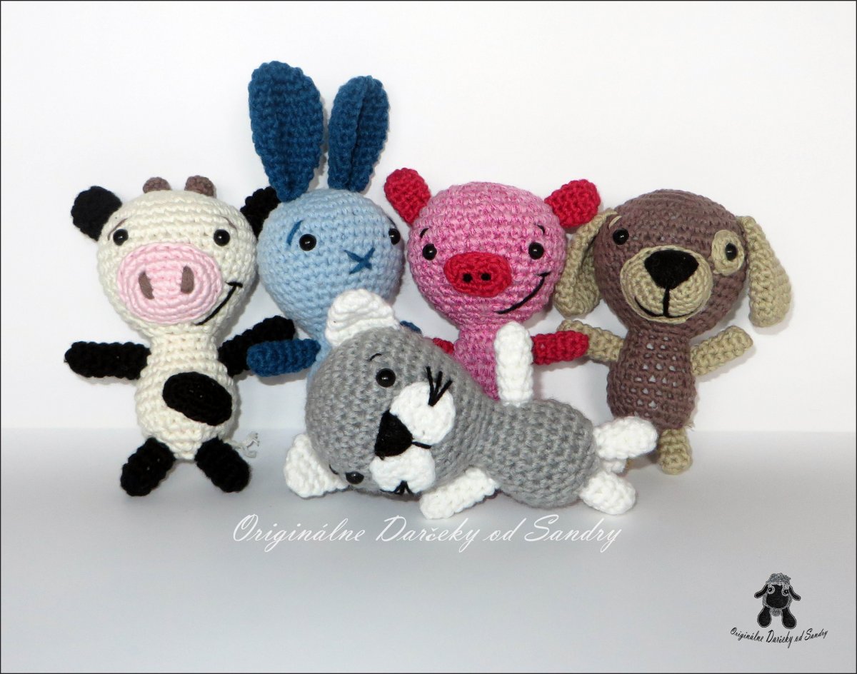 zvieratká z farmy ... NÁVOD