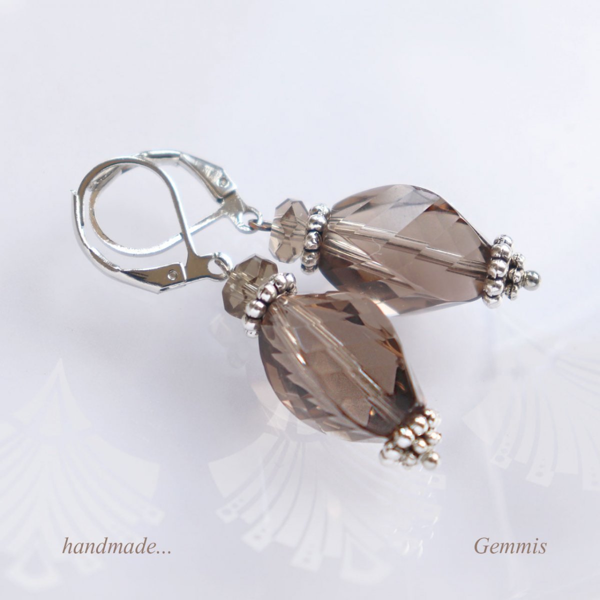 Náušnice broušené Záhnědy