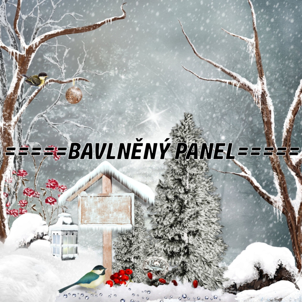 BAVLNĚNÝ PANEL 35 x 35 cm U168