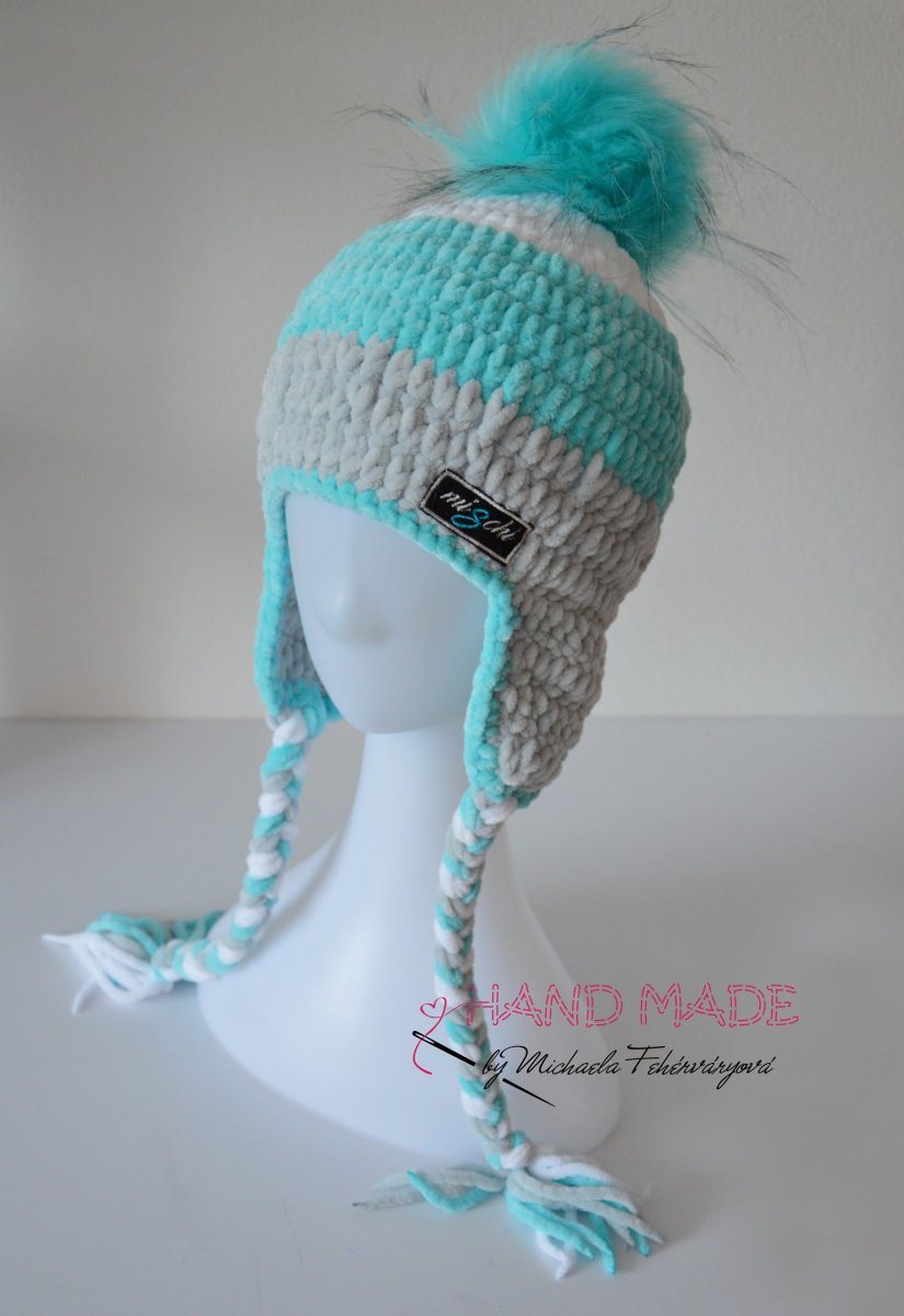 Mentolová ušanka Mentolová ušanka