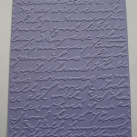Embosovaná karta  - motiv písmo - fialová světlá