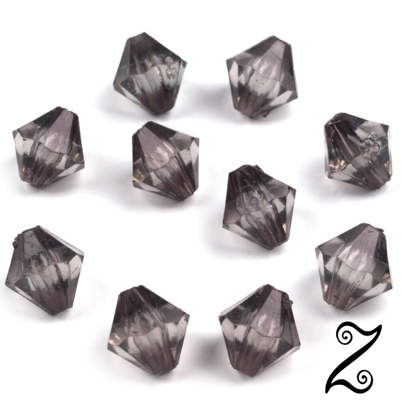 Broušené, hematit, 8 mm (50ks)