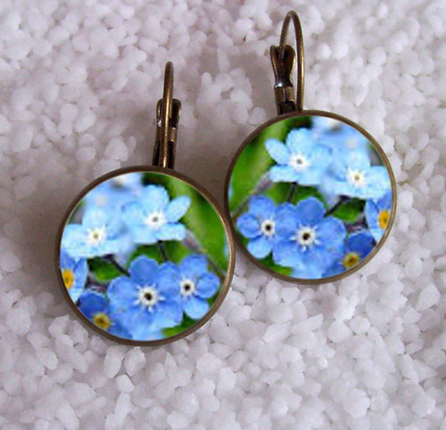 Náušnice z pryskyřice