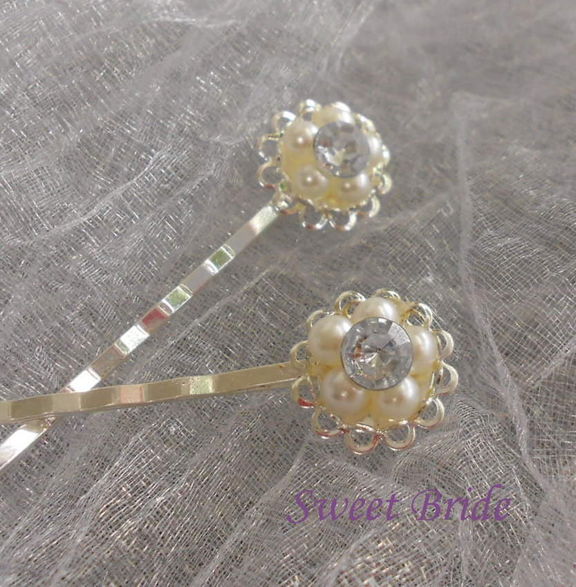 Svatební vlásenka ivory 64