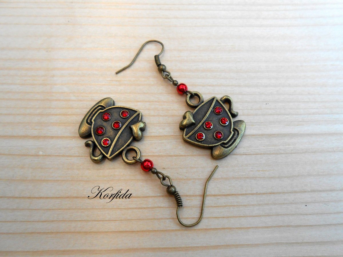 Náušnice s hrníčky na kávičku (165/16)