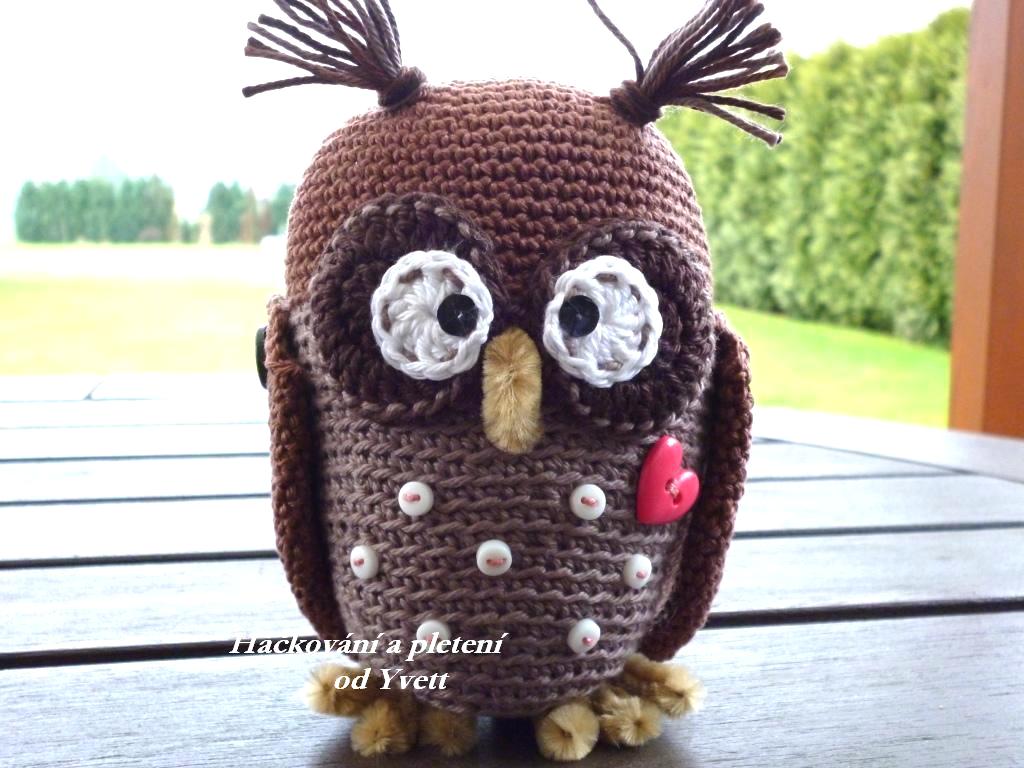 Sovička - návod na háčkování