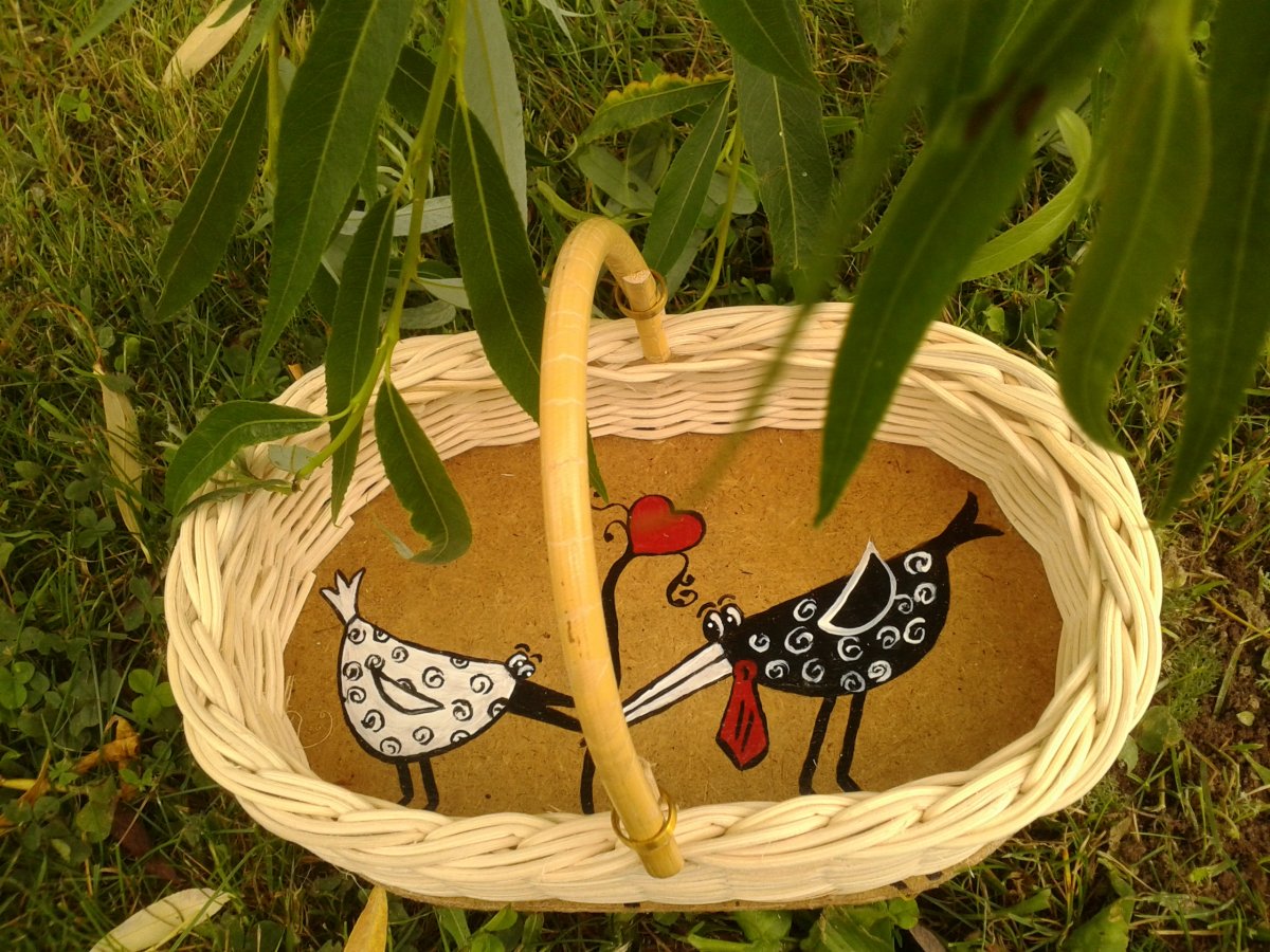 Košík Ptáci jarabáci