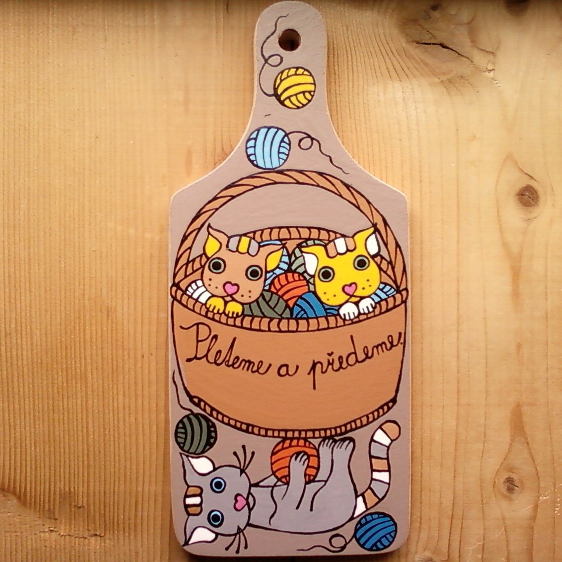 Prkénko - Pleteme a předeme.