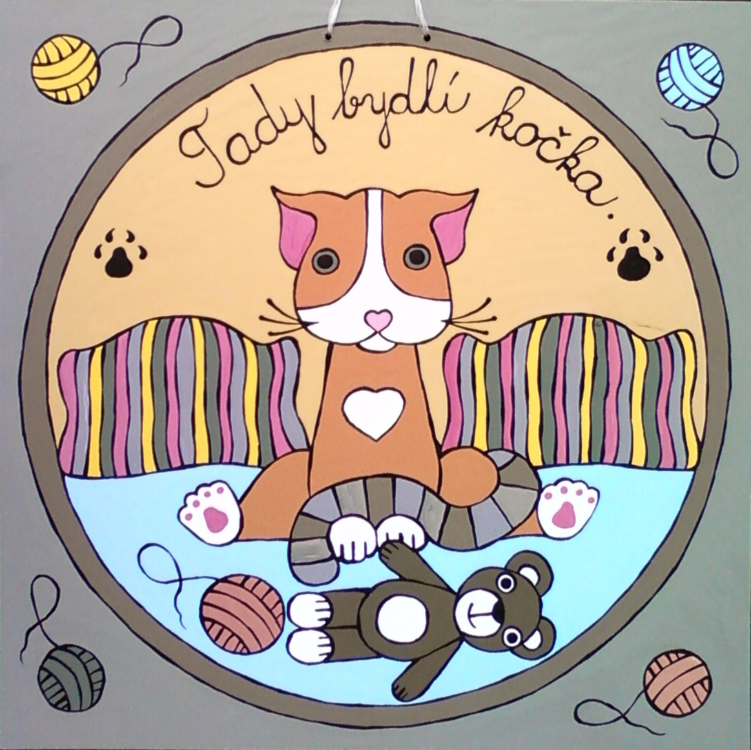 Obrázek - Tady bydlí kočka.