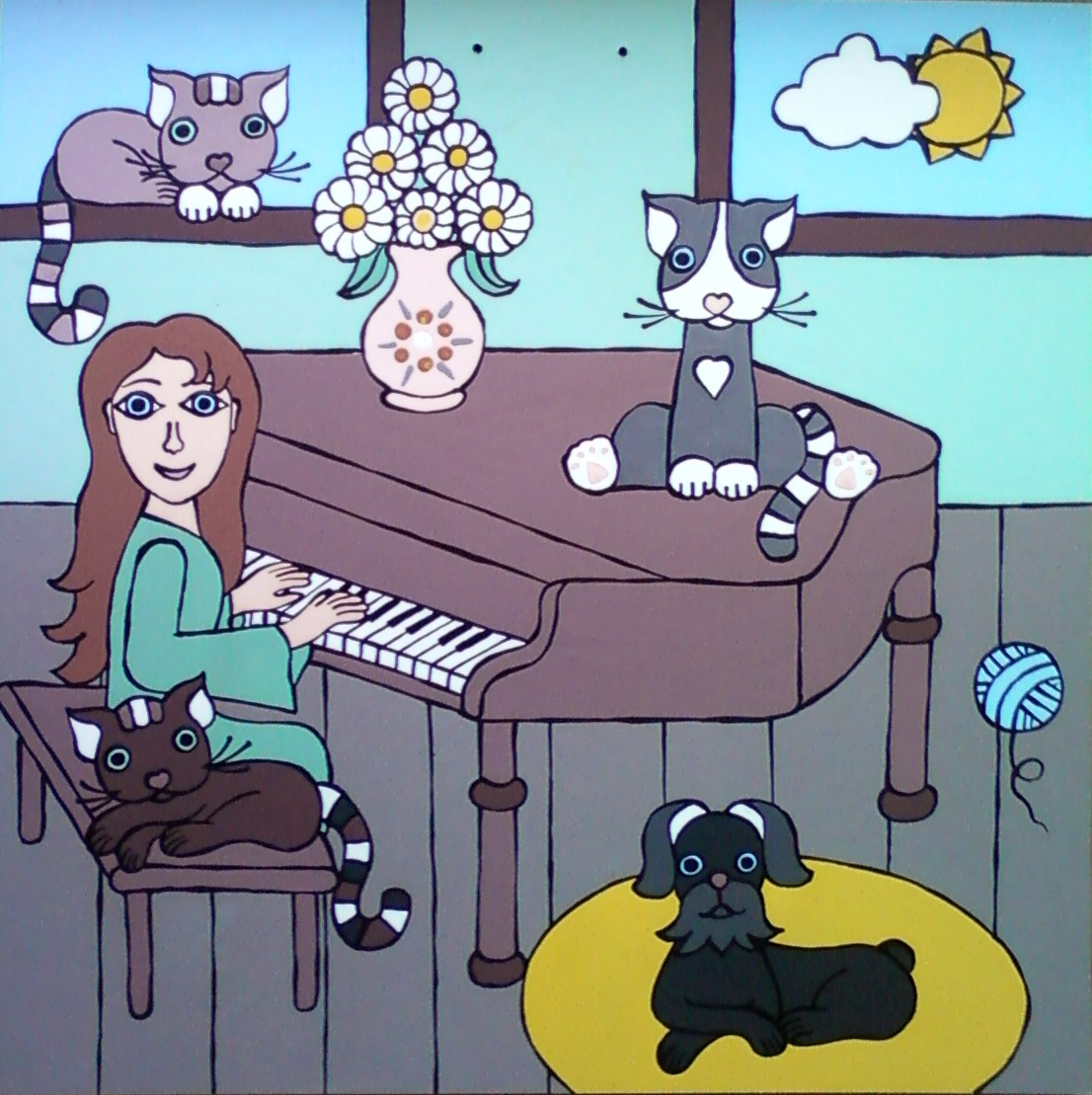 Obrázek - Klavíristka.