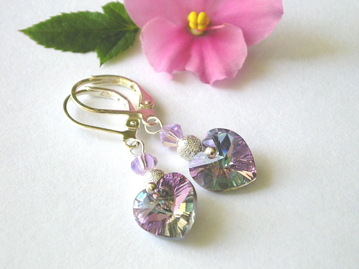 Swarovski náušnice Vitrail Light AB