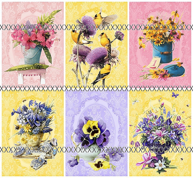 Bavlněná látka - panel - výběr - SF96