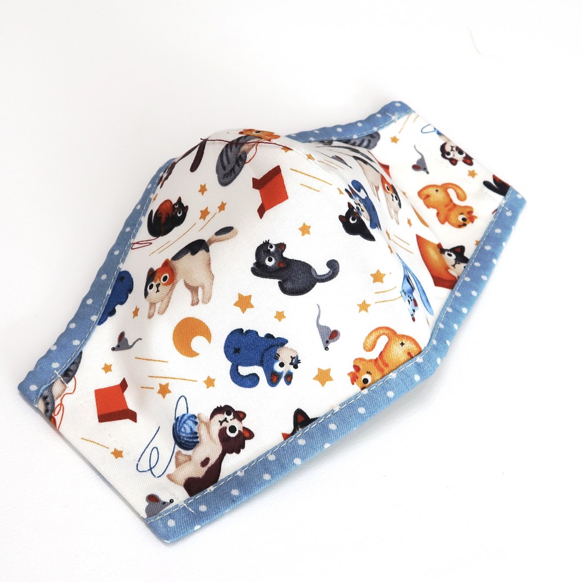 KOČKY -  textilní rouška 3+1