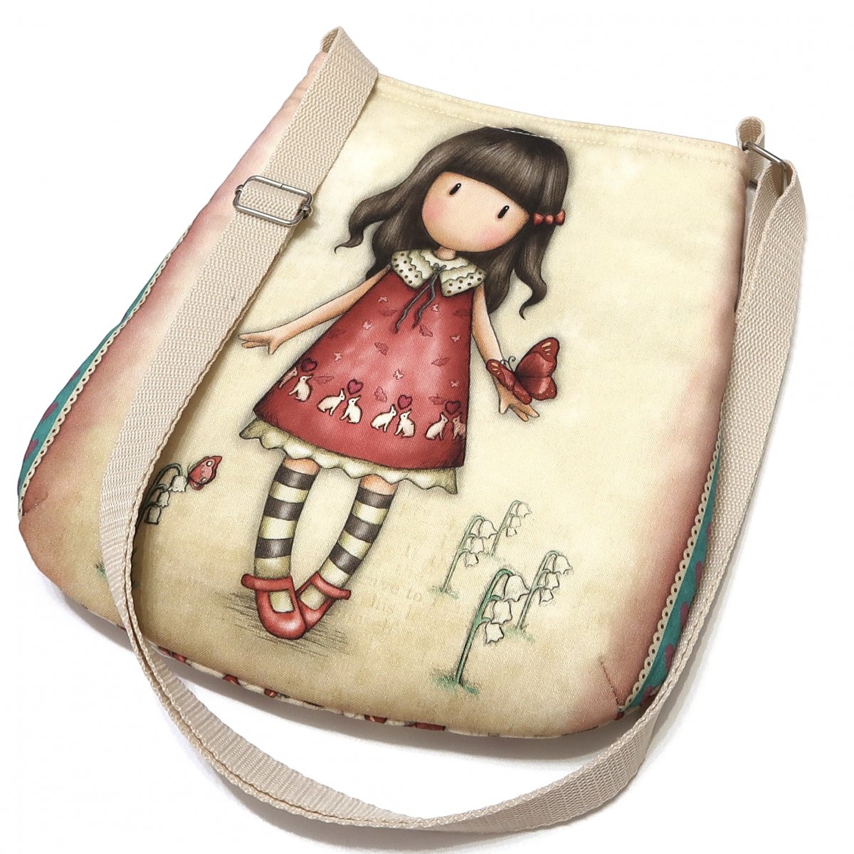 PANENKA S MOTÝLEM  - dětská kabelka