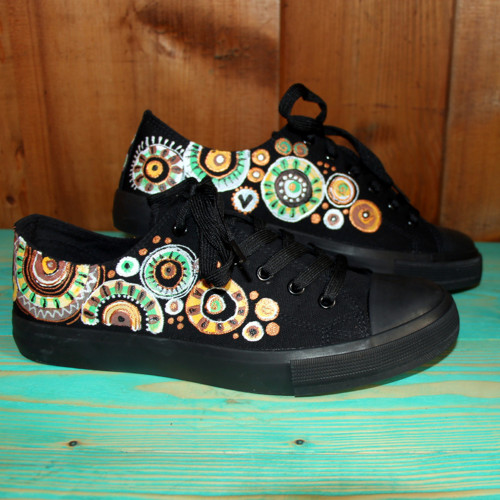 Tenisky černé mandalíny vel. 41 SKLADEM (vel.36-44 na obj.)