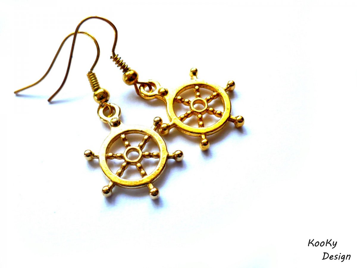 Visací náušnice - námořnické